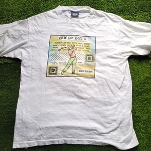 🏌‍♂️⛳1993 Levi's Dockers Graphic Tee⛳🏌‍♂️